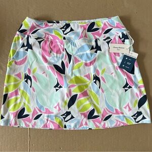 Tommy Bahama Golf Skirt Skort Women Small FPS 50 Pockets Floral Print Activewear